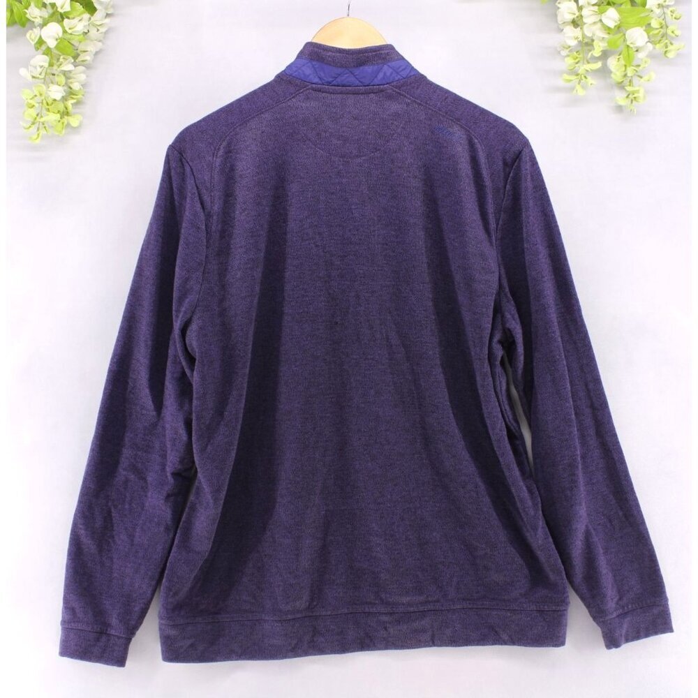 Johnnie O Men's Reflex Pullover 1/2 Zip Long Sleeve Purple Sz XL - Picture 2 of 9
